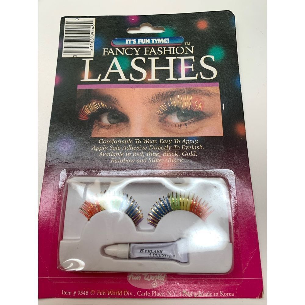 Fancy Fashion Lashes #rainbow colors